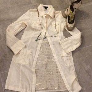 BOGO Gold sequin stretchy skirt